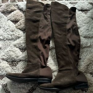 Brown Over-the-Knee Boots